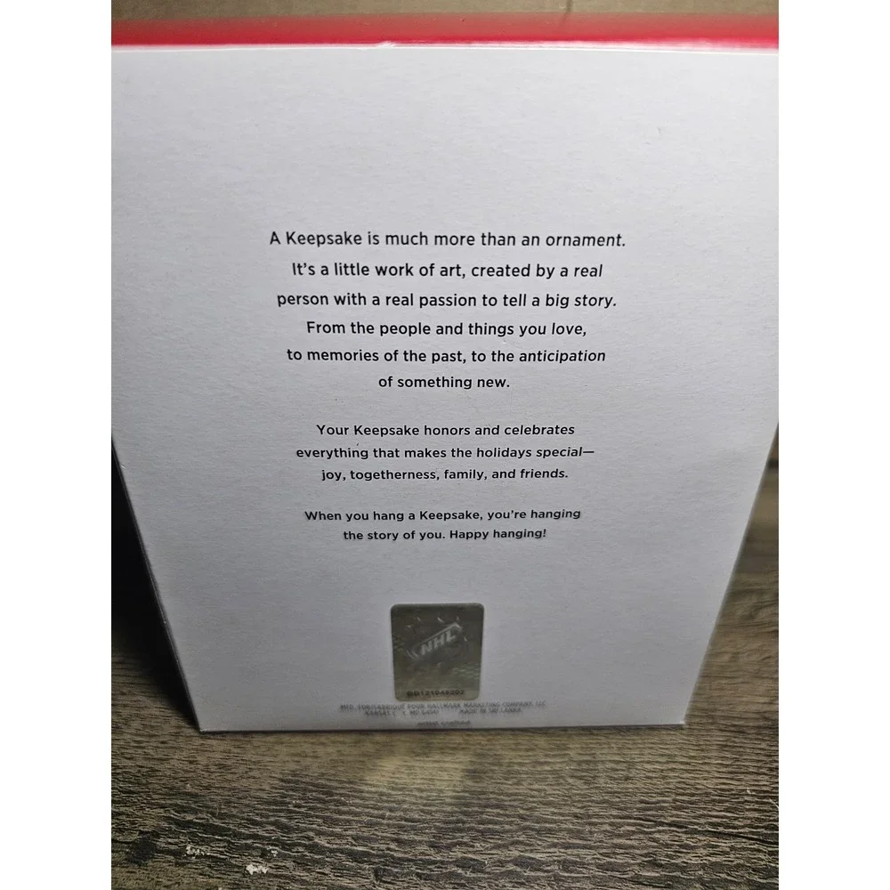 Hallmark Keepsake Christmas Ornament David Pastrnak Boston Bruins 2022 NIB